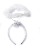 NessiWorld WhiteOtrisFeatheredFlexibleStructureAngelHairAngelCrown